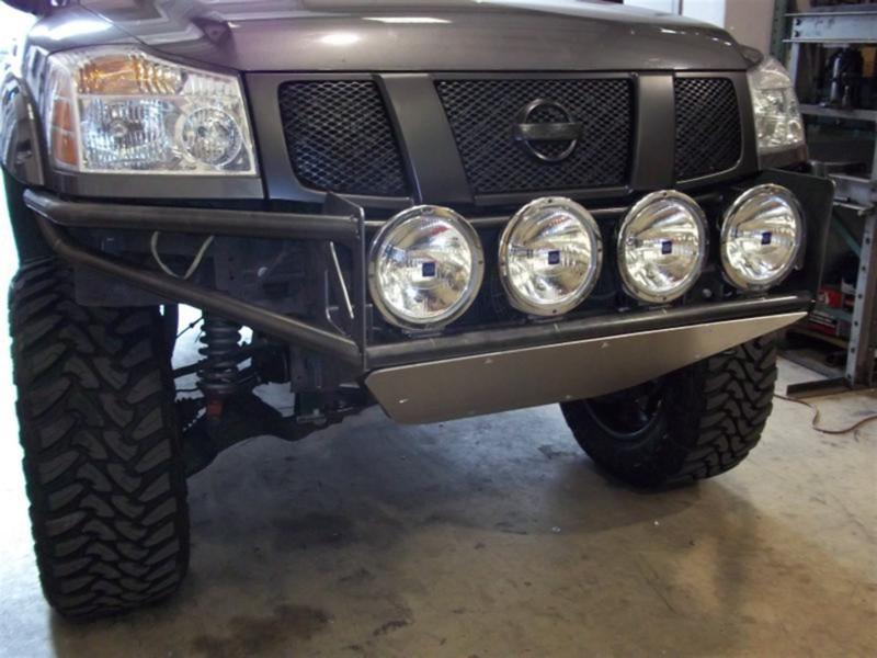 N-fab n044rsp front bumper 04-13 armada titan