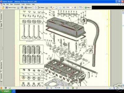 Massey ferguson mf 50 tractor part manual  mf50 manuals