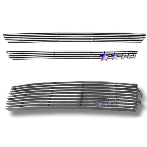 02-04 nissan xterra aluminum billet grille grill insert combo