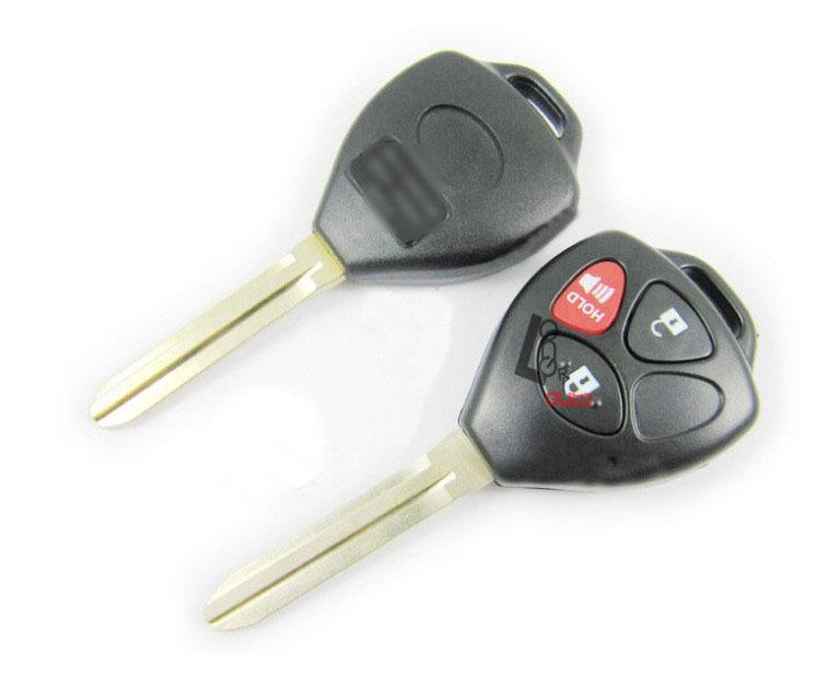 Remote key shell case 3 button blank fob for camry 2007-2011 free shipping new