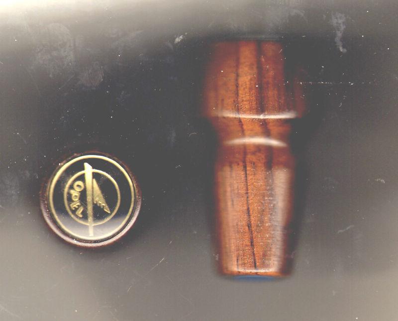 Opel  press-on   longshaft rosewood shift knob  