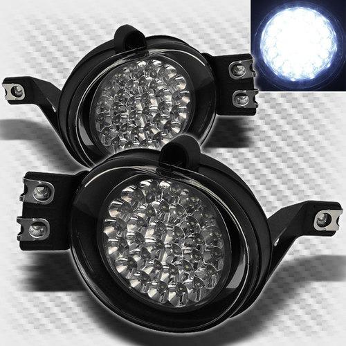 02-08 dodge ram 04-05 durango full led bumper fog lights lamp+switch pair set