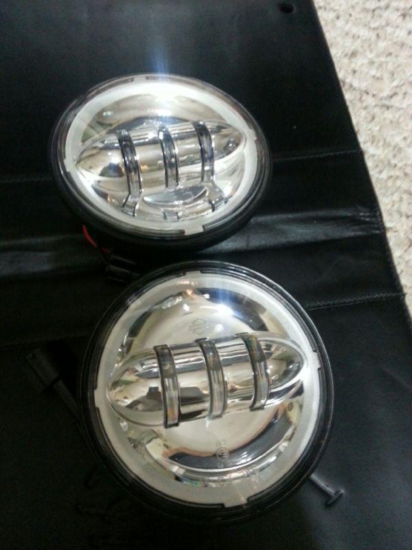 Harley davidson trike chrome auxiliary lamps