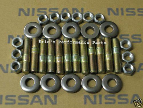 Nissan oem exhaust manifold stud kit ca18det ca18 s13