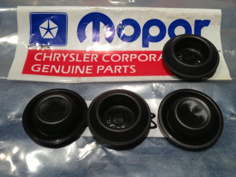 55-74 (4) 3/4" body plugs cuda,challenger,roadrunner,demon,duster,gtx