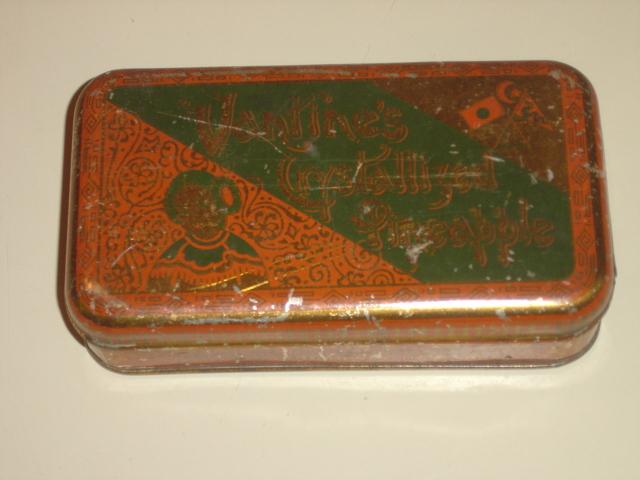 Rare 1895 copyright vantine's crystallized pineapple tin-nice-3 day no reserve 