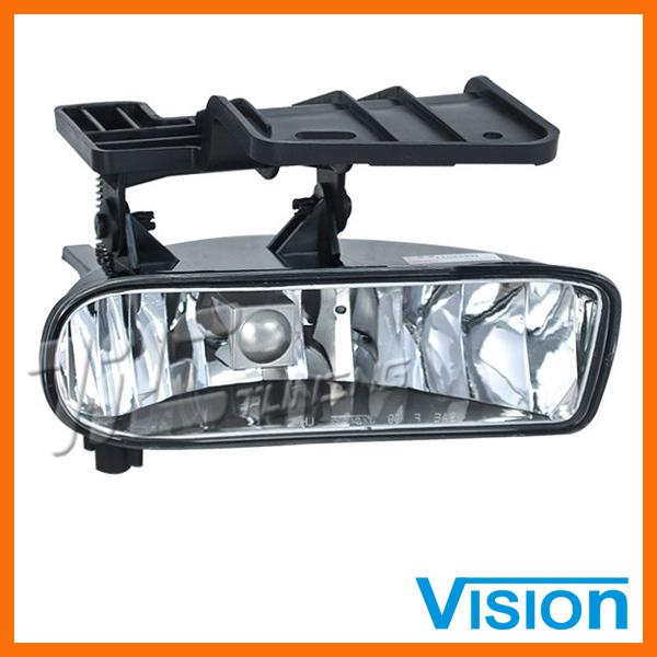 99-02 silverado suburban tahoe ls lt chrome fog light passenger clear right