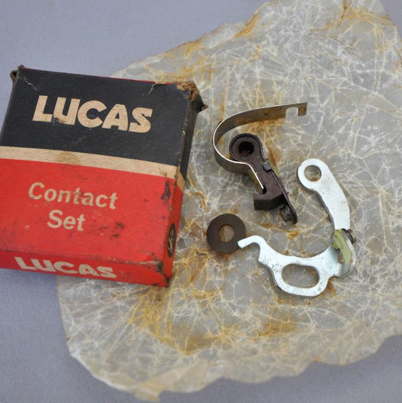 Genuine lucas contact points set, new, part no. 425219, triumph, bsa, norton