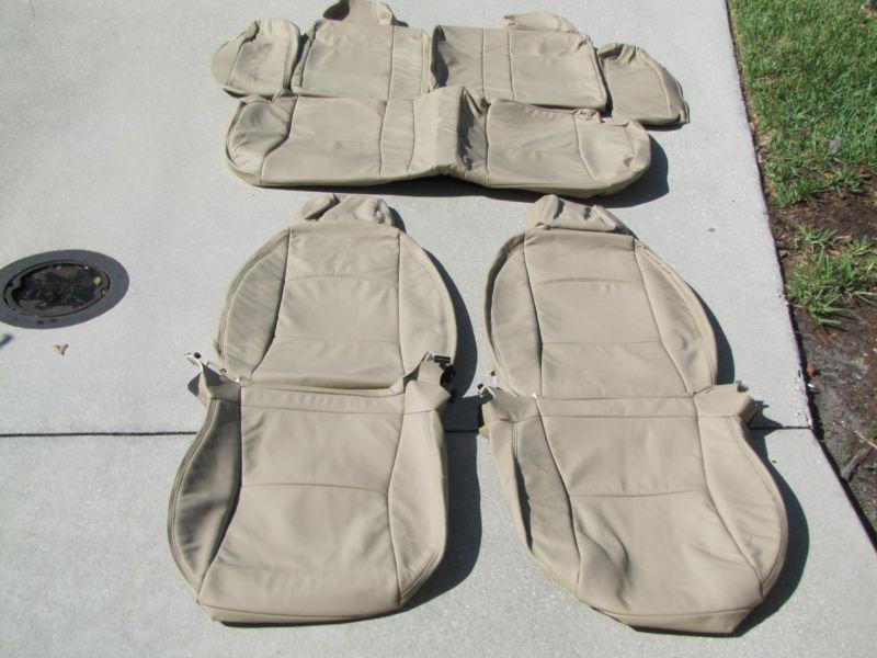 Chevrolet malibu leather seat covers seats 2008 2009 chevy