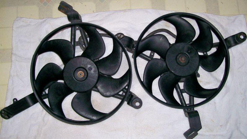 94-95 mustang gt cobra 5.0 302 radiator cooling fans w/ 83k sn95 set of 2 fans