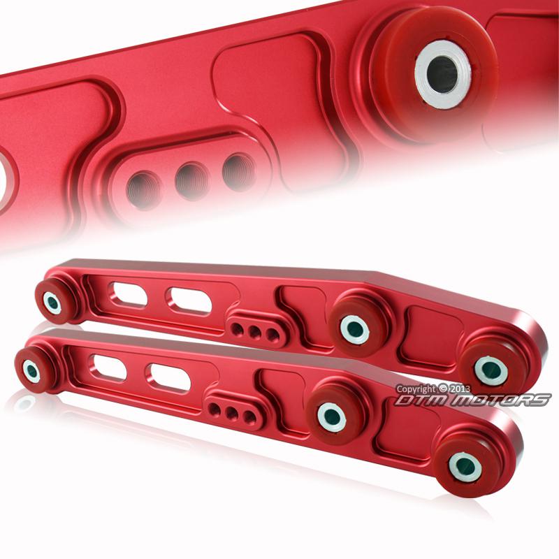 Honda / acura high performance red aluminum rear suspension lower control arm