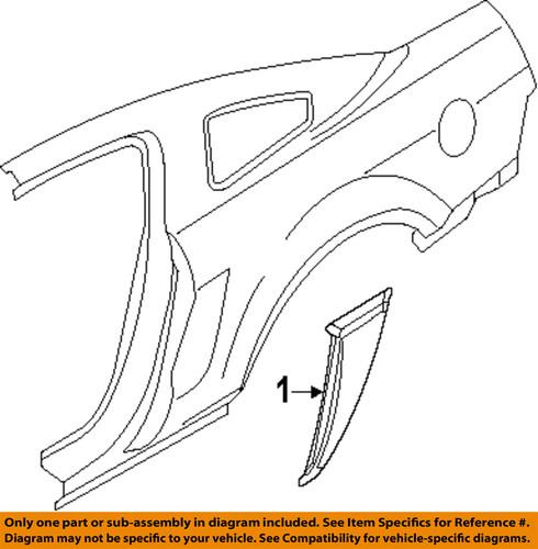 Ford oem ar3z63279d37aa exterior-scoop