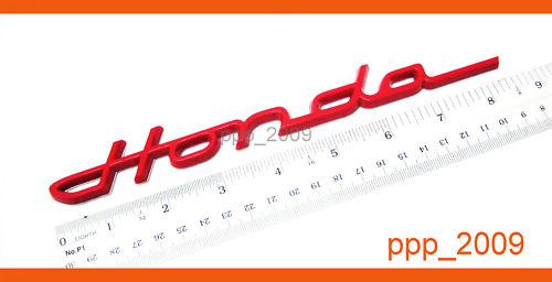 Honda red logo emblem badge decal sign car parts fits