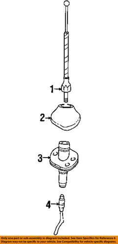 Ford oem 3l3z18936aa antenna-base