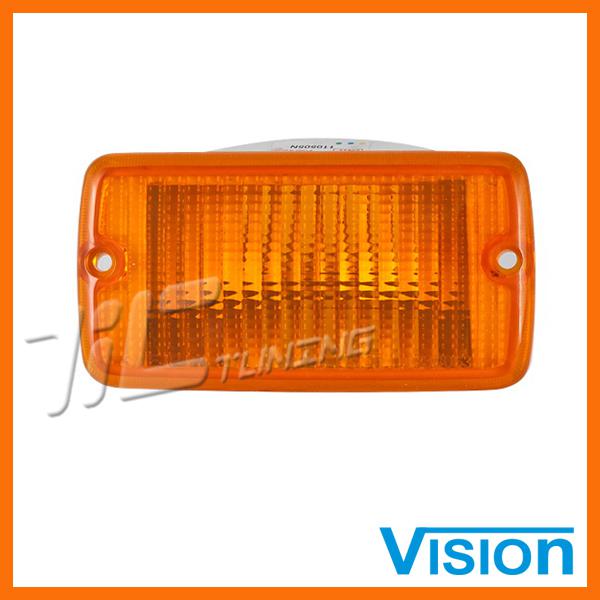 97-00 jeep wrangler sahara se sport front parking signal light lamp left=right