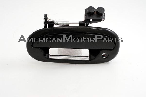 Depo left outside front smooth blk door handle w/ key pad & key hole ford