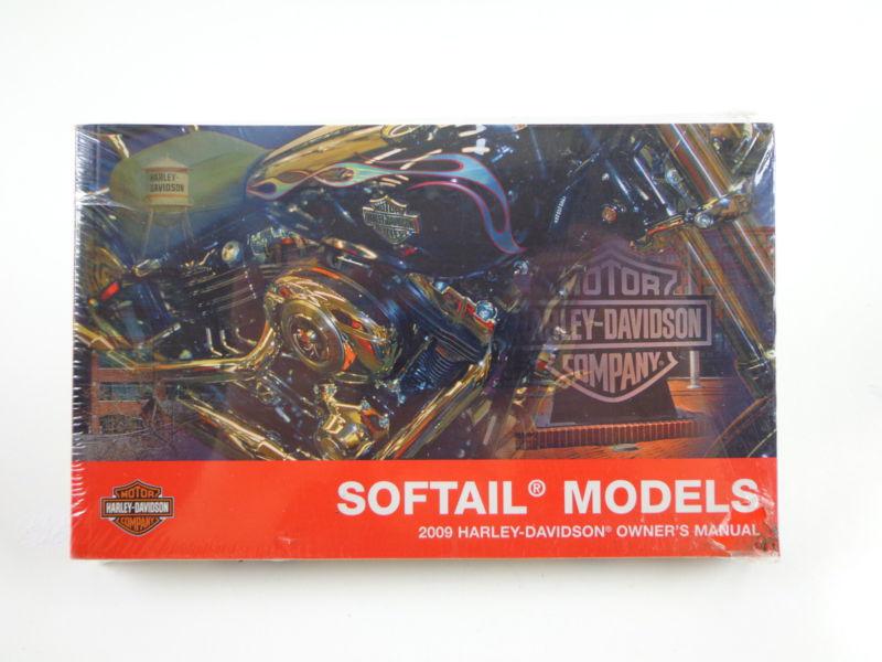 Harley davidson 2009 softail models owners manual kit 99588-09d