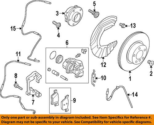 Bmw oem 34106787490 disc brake rotor/front brake rotor/disc