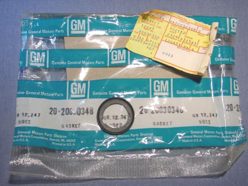 Nos trunk lock gasket gm # 20030348 fits pontiac, most models 59--75 see list