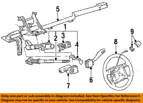 Saab oem 4692794 windshield wiper switch/switch, wiper