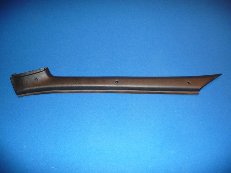 Porsche 924 944 drivers side window a pillar trim black