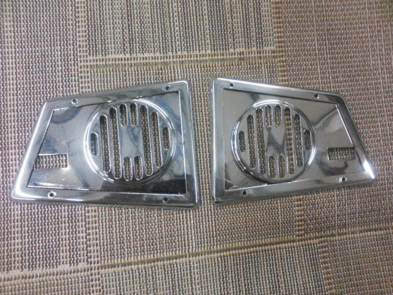 1985-86 honda goldwing chrome speaker covers