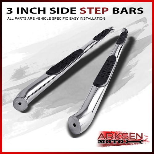 07-11 mitsubishi endeavor stainless steel 3 inch side step bars running board