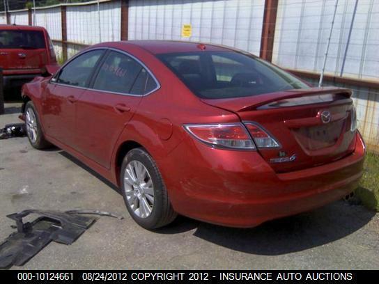 2009-2013 mazda 6 driver rear door vent glass tinted sdn 1133369