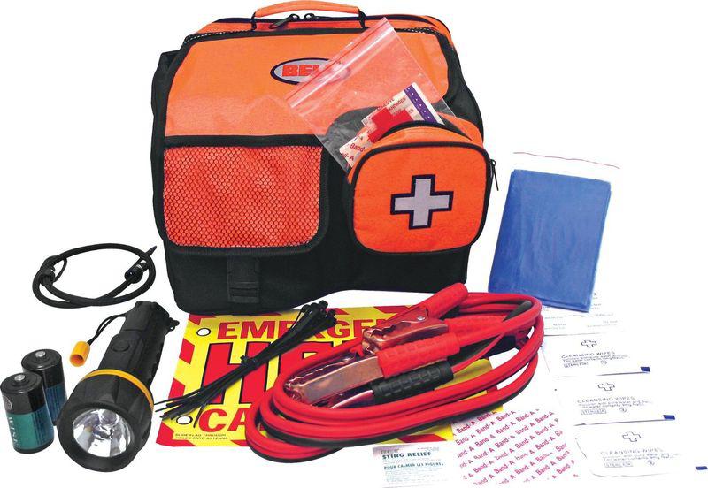 New roadside emergency kit first aid car booster jumper cable vehicle safety bag