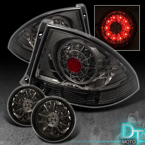 Smoke 01-05 lexus is300 altezza led tail lights+led trunk lamps smoked 4pcs set