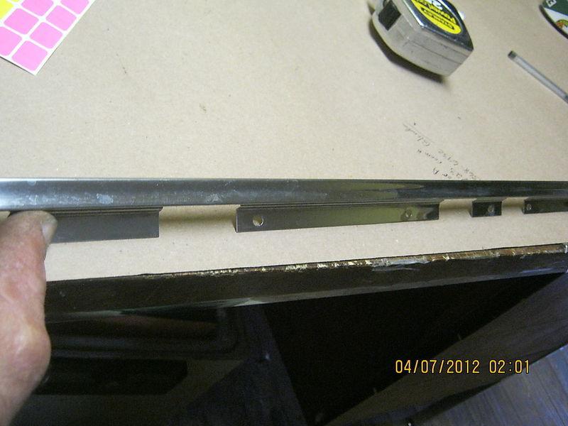 Dodge dart 1964 lh rear interior panel insert/molding