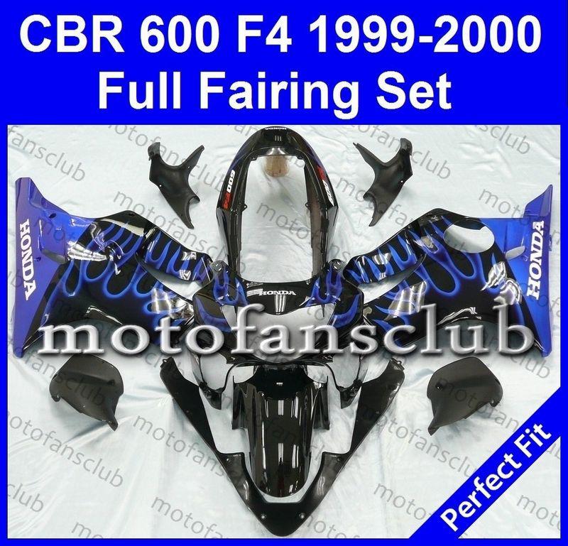 Fit honda cbr600f4 99 00 cbr600 f4 600f 1999 2000 fairing kit bodywork #02 b