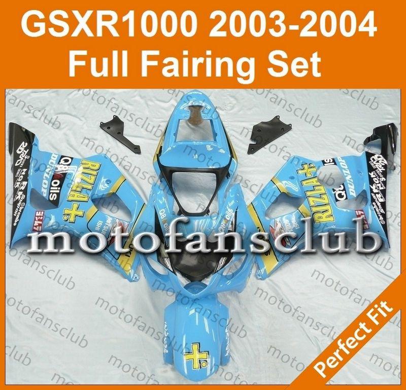 Fit suzuki gsxr 1000 03 04 gsx-r 2003 2004 fairing bodywork plastics k4 #10 b