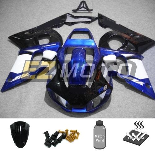 Inj fairing pack with windscreen bolts for yamaha r6 1998 1999 2000 2001 2002 ab