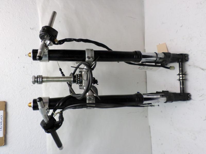 04 05 06 r1 yzfr1 front end fork triple clip on controls right left gmd forks