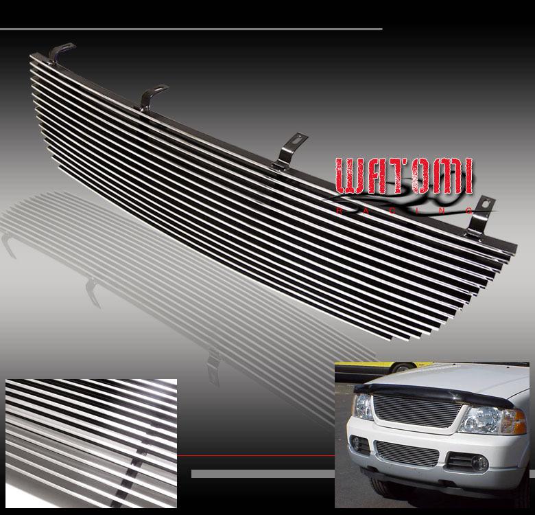 02-05 ford explorer front upper billet grille insert 04