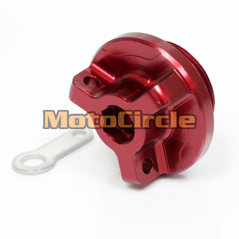 Red engine cnc oil filler cap for kawasaki zx6r zx10r ninja zx9r zzr 1400 zx14r