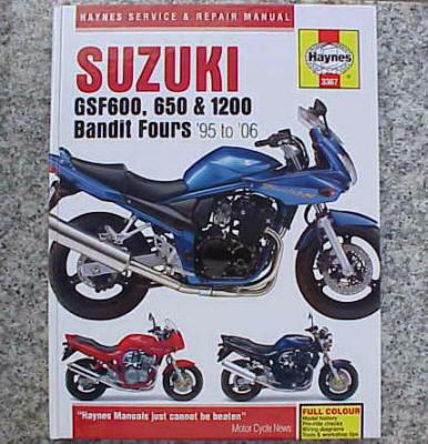 1995-2006 suzuki bandit gsf 600 650 1200 repair manual