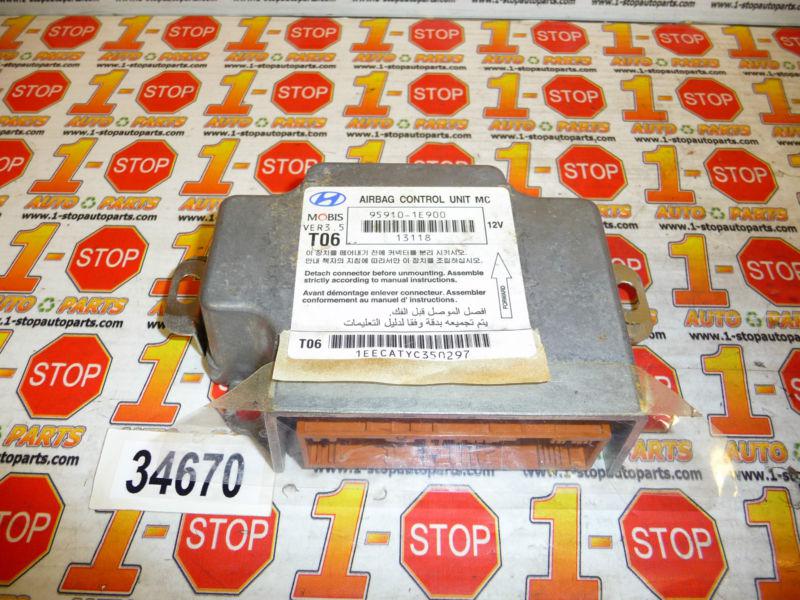 06 07 08 09 2010 2011 hyundai accent srs air bag control module 95910-1e900 oem