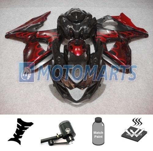 Bundle inj fairing w/ brake fluid pot for suzuki gsxr-1000 k9 09 10 11 2012 eaa