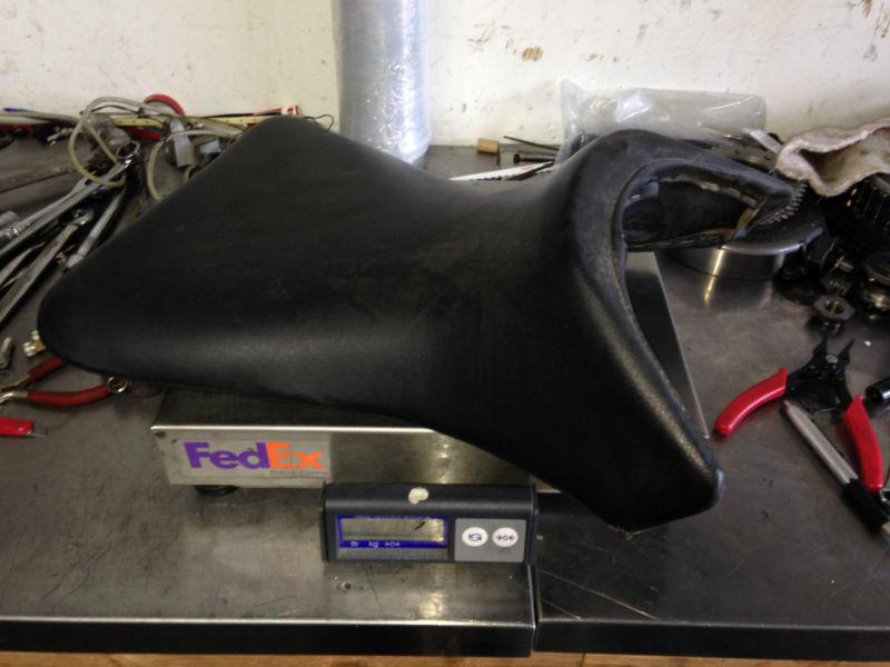 2003-up buell firebolt front seat - smooth black - used