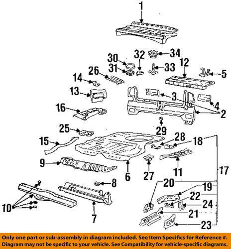 Volkswagen oem n10034401 inner-quarter panel-stop