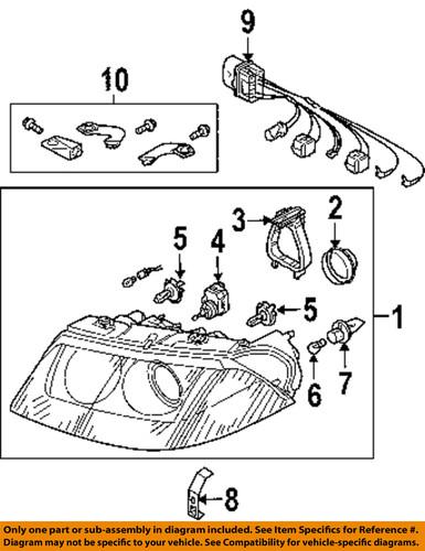 Volkswagen oem 3b0941016aq headlight-headlamp assembly