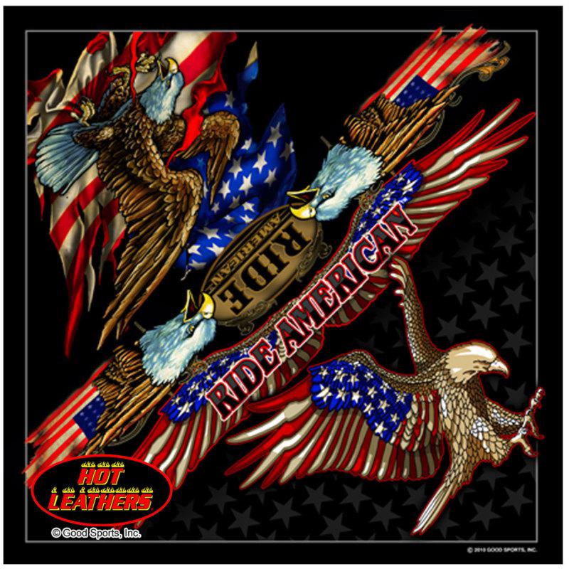 New bandanas - ride american attack eagle - hardcore bandanna - biker, head band