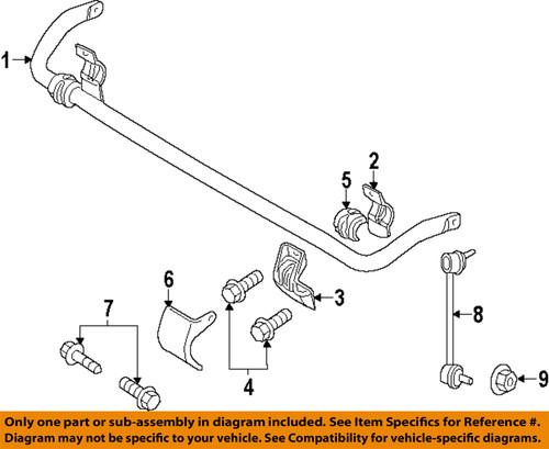 Mopar oem 4895482ac stabilizer bar-stabilizer link