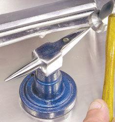 Eastwood trim anvil w/ stand - repair autobody moulding