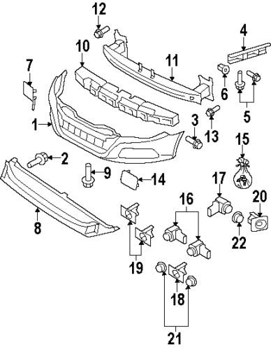 Volkswagen 3c8807248e genuine oem factory original absorber