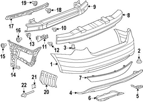 Volkswagen 5c6807393 genuine oem factory original side retainer