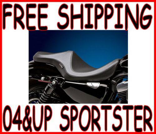 Le pera villain seat harley sportster xl iron 883 with 3.3 gallon gas tank