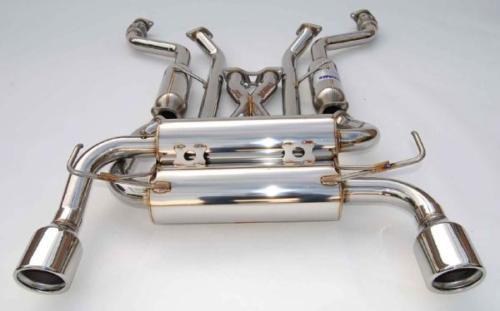 Invidia catback exhaust gemini rolled stainless steel tips 07+ infiniti g37